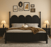 Gharaana Beds Kavya 100% Solid Wood Bed